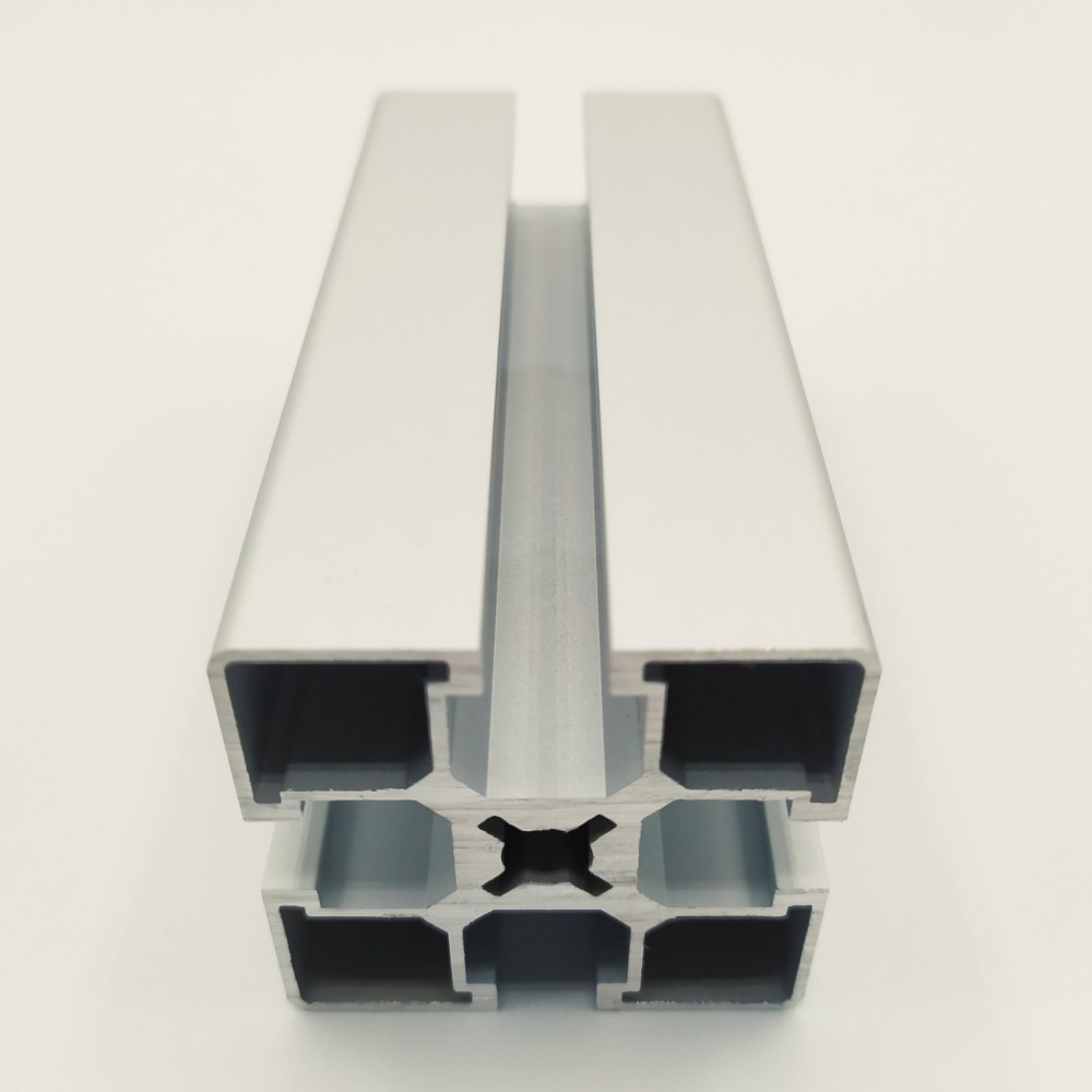 Perfil Aluminio Estructural 45x45mm Superligero 4 Ranuras 8mm