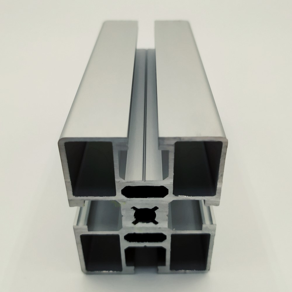 Perfil Aluminio Estructural 45x60mm 4 Ranuras 8mm