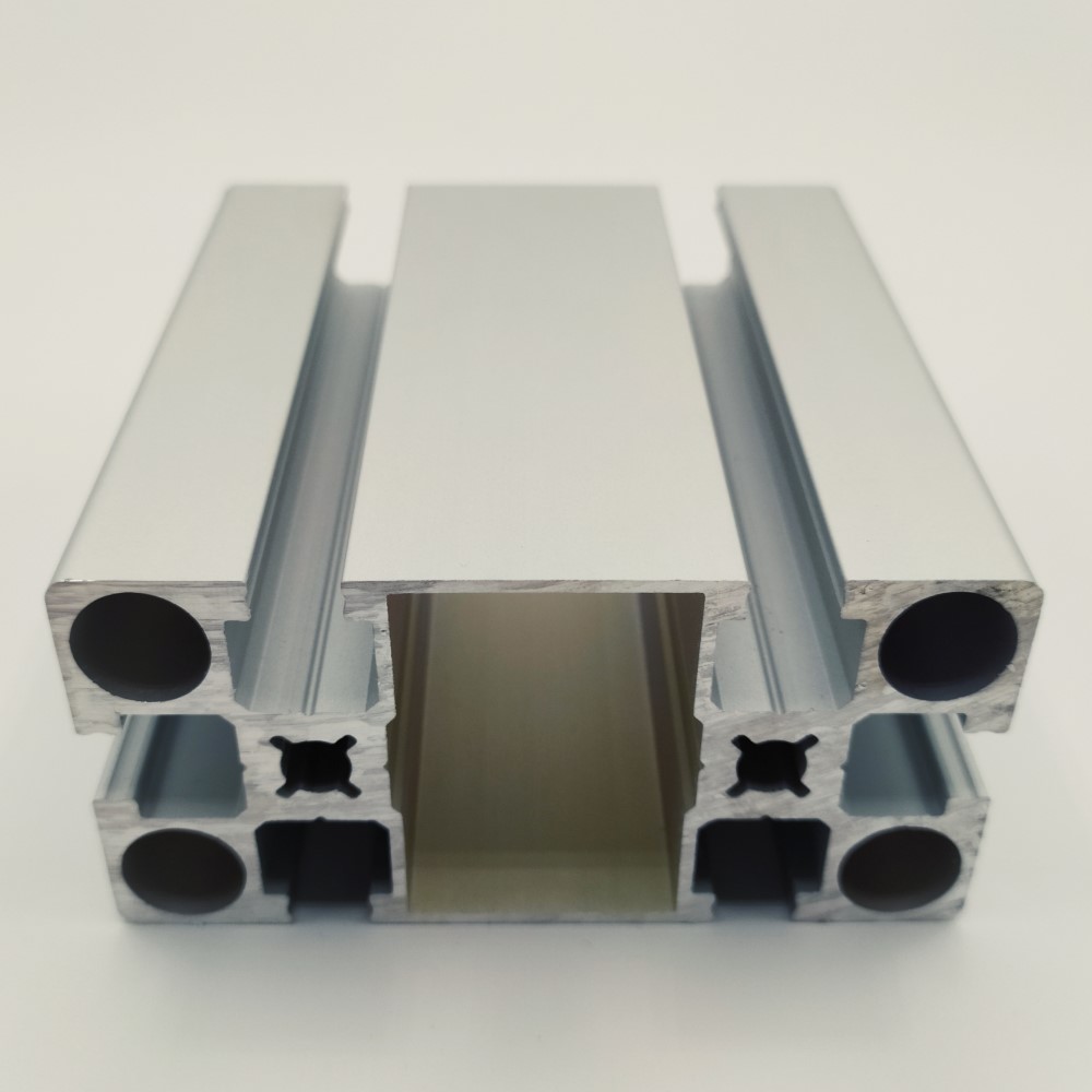 Perfil Aluminio Estructural 45x90mm Ligero 6 Ranuras 8mm