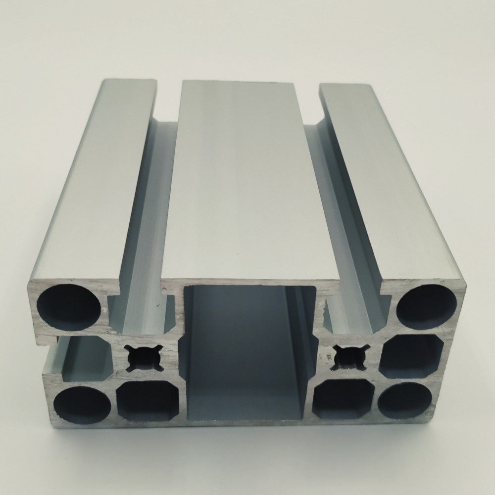 Perfil Aluminio Estructural 45x90mm Ligero 2 Caras Lisas 3 Ranuras 8mm